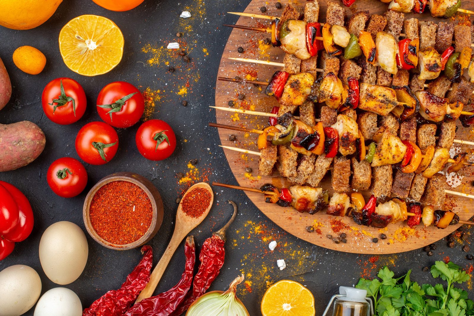 Fine Dish with Chef's Hand