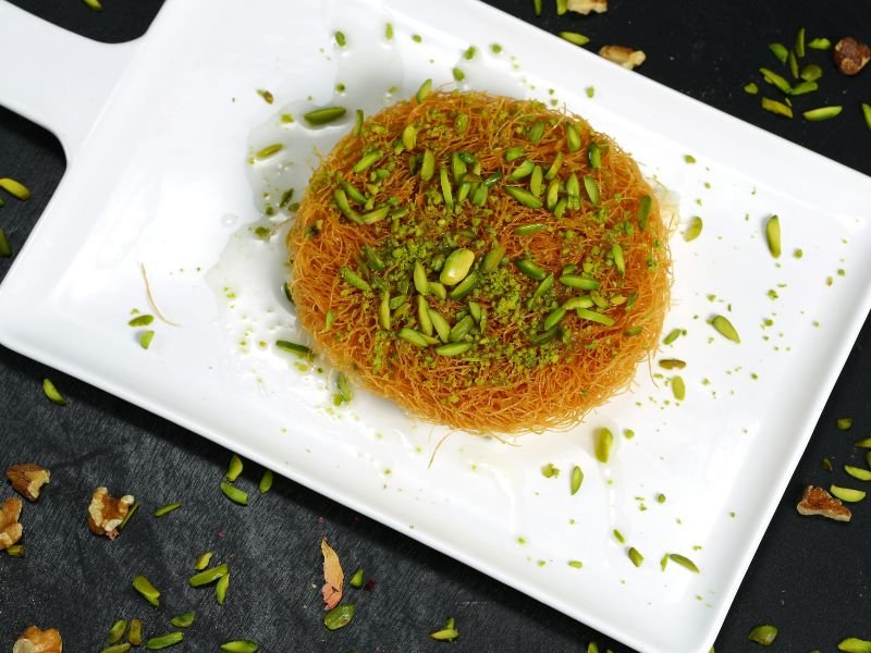 Kanafeh (Phyllo Dough with Cheese)
